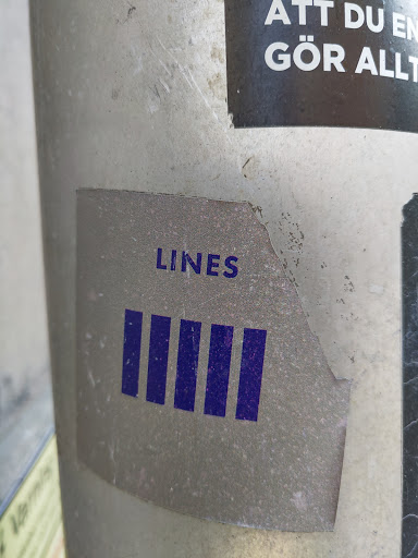 Street sticker LINES