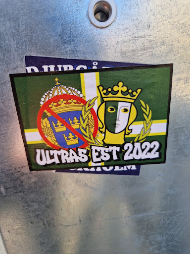 Street sticker Stockholm D TURS ULTRAS EST 2022 ULM