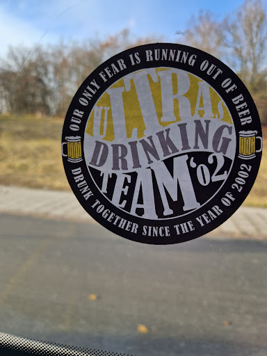 Street sticker Stockholm OUR ONLY FEAR TTRA IS RUNNING OUT OF BEER DRINKING DRUNK ALAM TOGETHER SINCE THE YEAR OF 2002