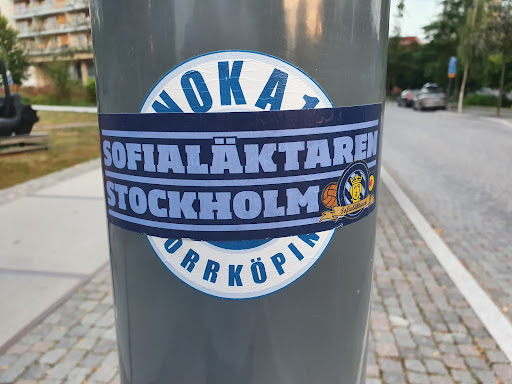 Street sticker SOFIAL&Auml;KTARE STOCKHOLM