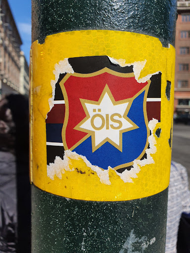 Street sticker &Ouml;IS &ouml;rgryte IS