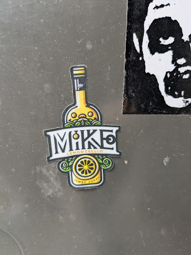 Street sticker Stockholm MIKO MIKE LEMON CELLLO THE SONGS