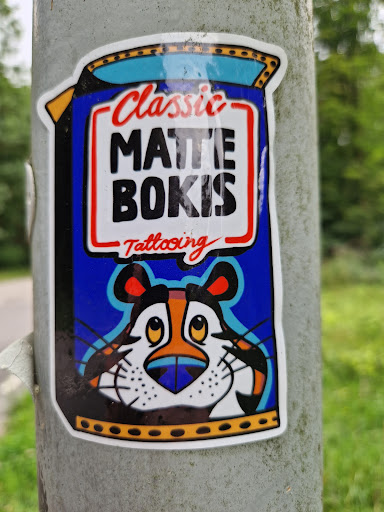 Street sticker Classic MATTE BOKIS Tattooing