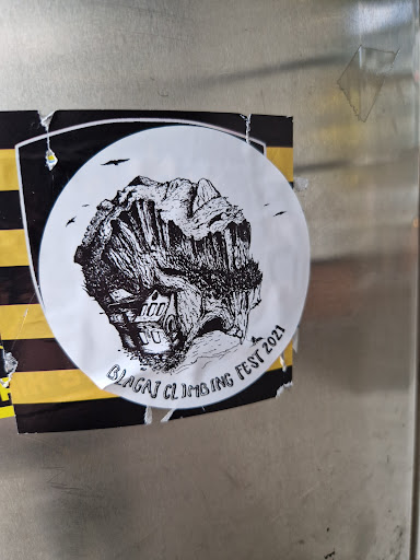 Street sticker Stockholm BLAGAJ CLIMBING FEST 2021