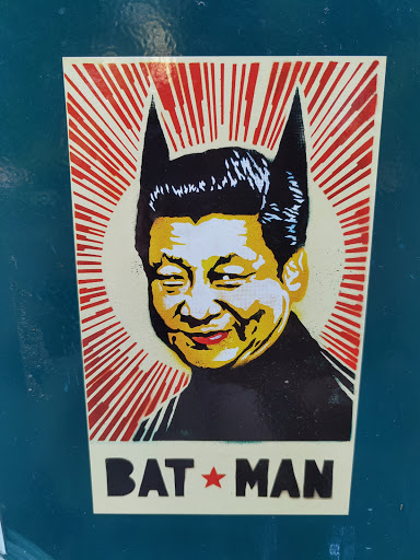 Street sticker BAT MAN