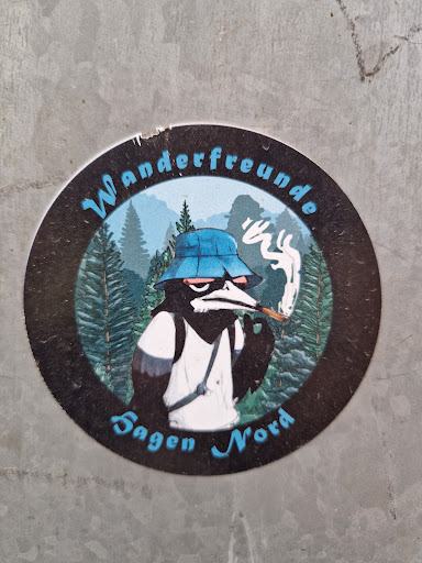 Street sticker Stockholm Sagen Nord