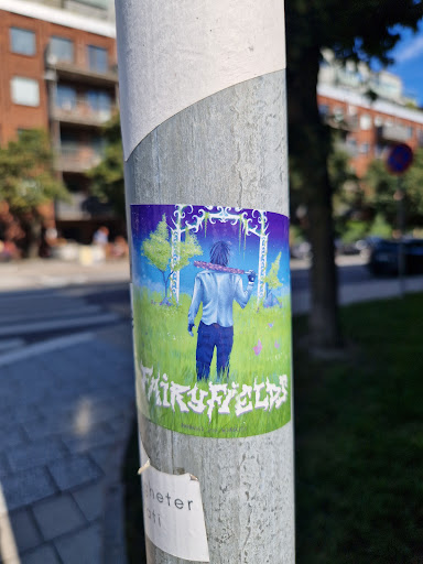 Street sticker Stockholm MANNULUS prob WYKKCITY gheter ati