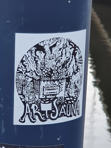 Street sticker Stockholm Artsauna