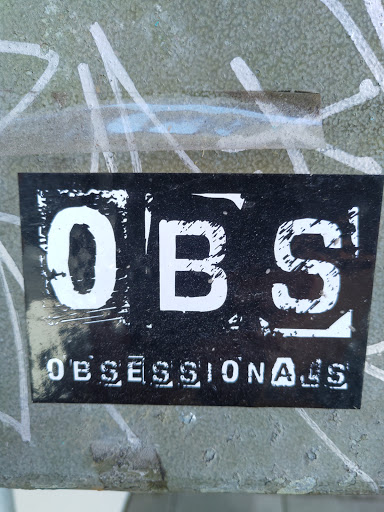 Street sticker Stockholm OBS OESESSIONALS