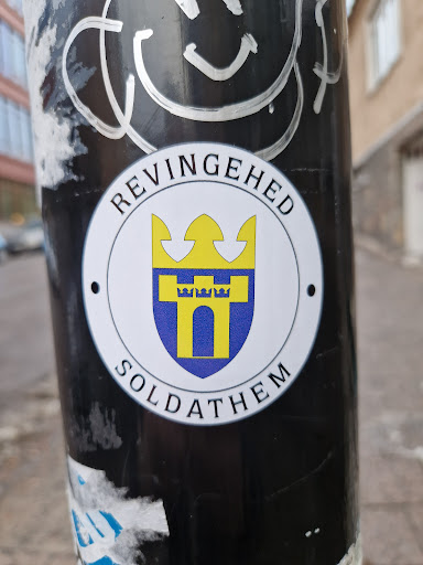 Street sticker Stockholm REVINGEHED SOLDATHEM