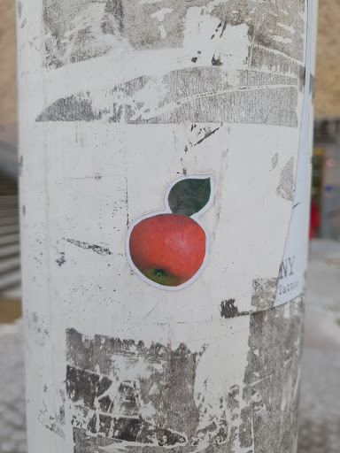 Street sticker Apple