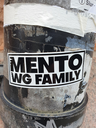 Street sticker Stockholm MENTO WG FAMILY