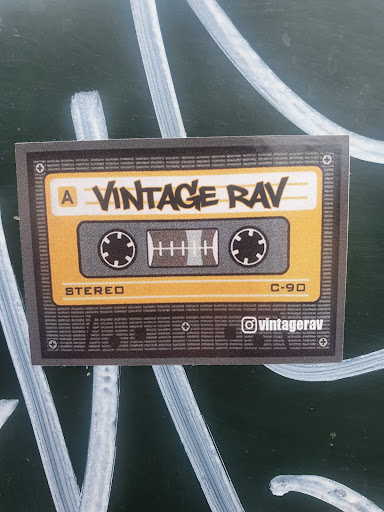 Street sticker A VINTAGE RAV STERED C-90 vintagerav