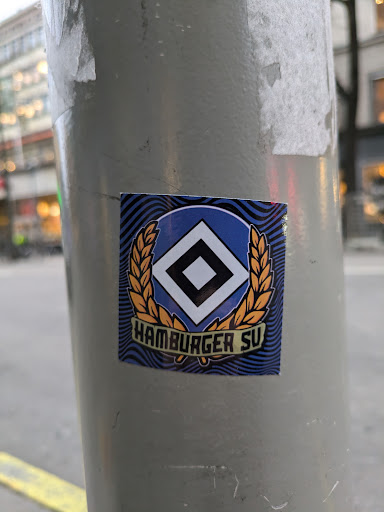 Street sticker Stockholm HAMBURGER SU