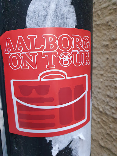 Street sticker AALBORG ON TOUR