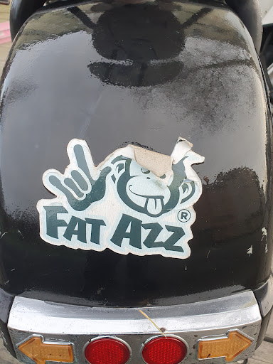 Street sticker Stockholm FAT AZZ