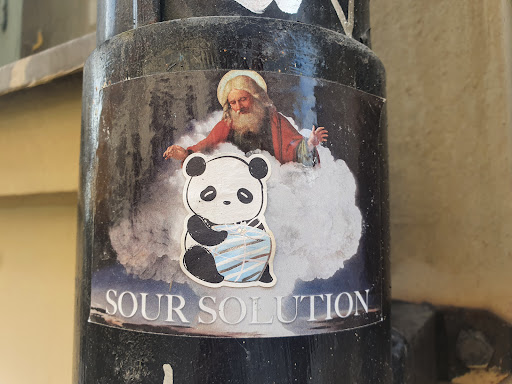 Street sticker SOUR SOLUTION