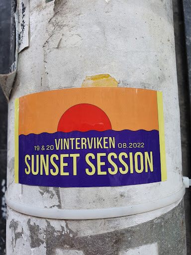 Street sticker 19 &amp; 20 VINTERVIKEN 08.2022 SUNSET SESSION