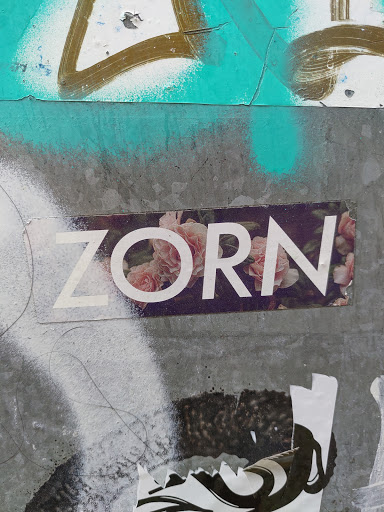 Street sticker Stockholm ZORN