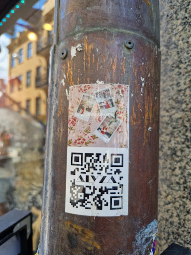 Street sticker Stockholm ALLT/ELLER.ING