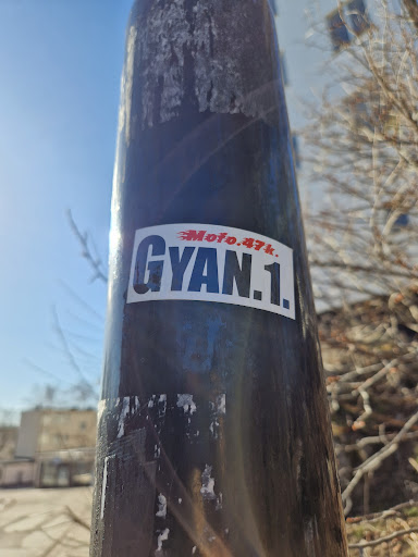 Street sticker Moto.47k. GYAN.1.