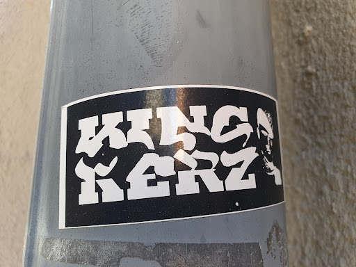 Street sticker Stockholm 以C KERZ