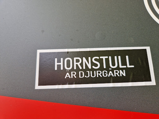 Street sticker Stockholm HORNSTULL AR DJURGARN