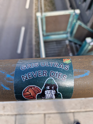 Street sticker Stockholm GAIS ULTRAS NEVER DIES