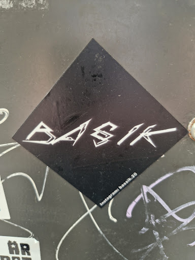 Street sticker BA SIK Instagram: bassiki20 AR