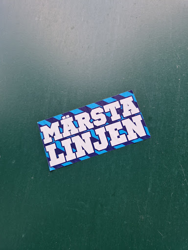 Street sticker M&Auml;RSTA LINJEN