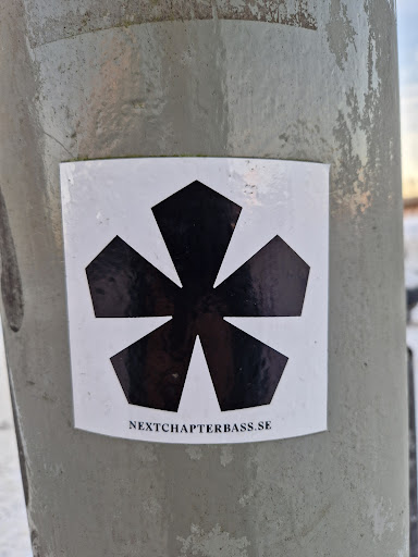 Street sticker Stockholm * NEXTCHAPTERBASS.SE