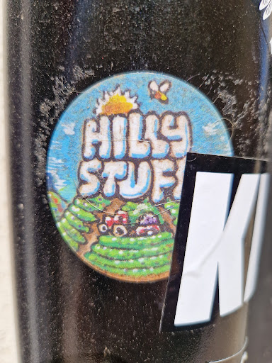 Street sticker HILLY STUFF