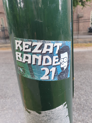 Street sticker REZAT BANDE 21