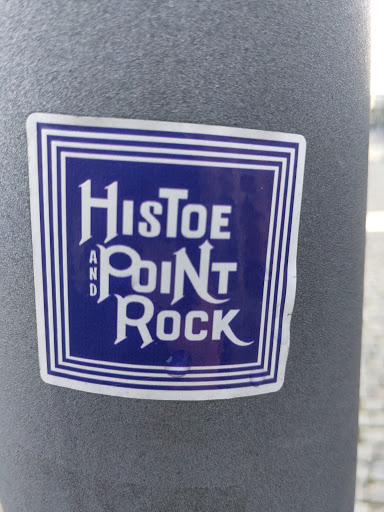 Street sticker HisTOE POINT ROCK