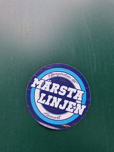 Street sticker Stockholm Djurg&auml;rdens IF M&Auml;RSTA LINJEN Norrort