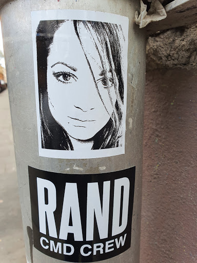 Street sticker Stockholm RAND CMD CREW