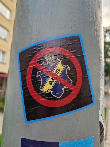 Street sticker Stockholm AI S