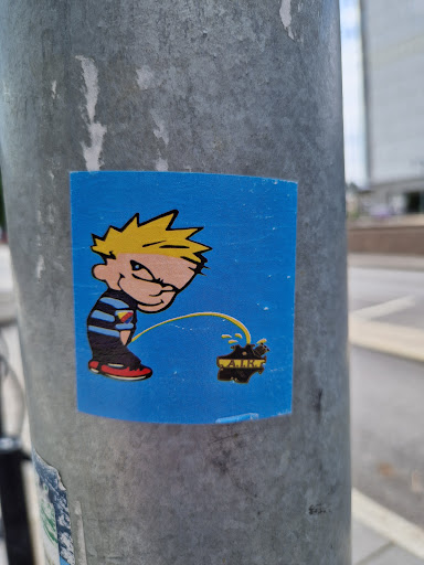 Street sticker Stockholm A.I.R.