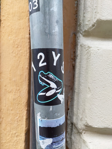 Street sticker Stockholm 12YS