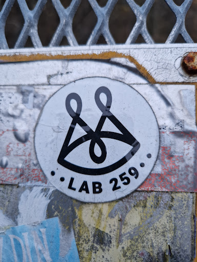 Street sticker Stockholm LAB 259