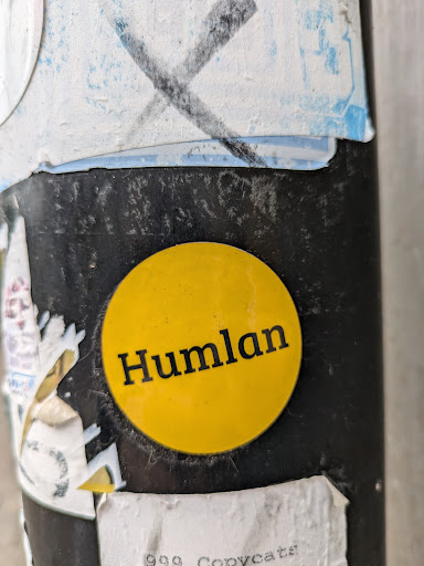 Street sticker Stockholm will Humlan 999 Copycate