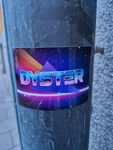 Street sticker DYSTER