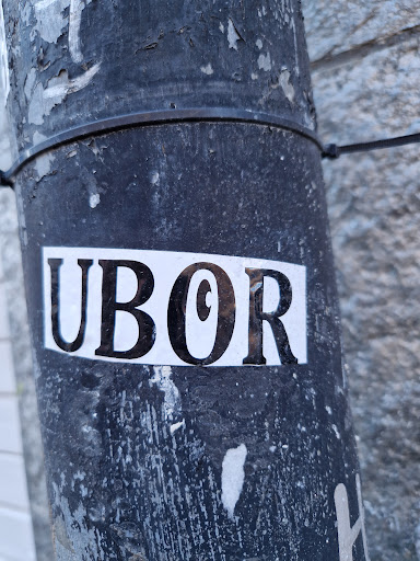 Street sticker Stockholm UBOR