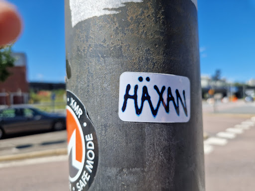 Street sticker H&Auml;XAN