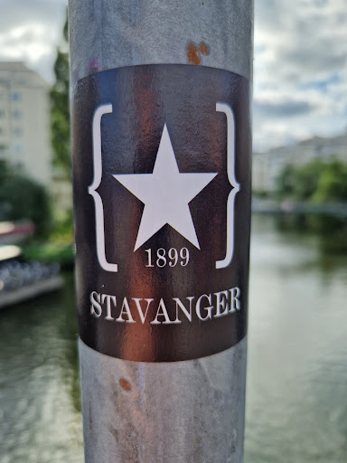 Street sticker 1899 STAVANGER