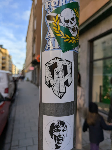 Street sticker Stockholm FOR &Agrave; A NH