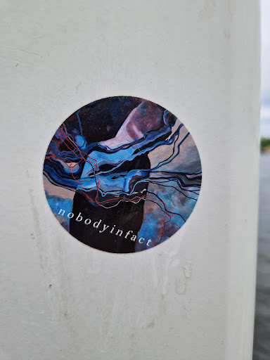 Street sticker Stockholm nobodyinfact