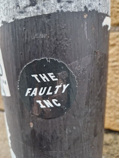 Street sticker Stockholm THE FAULTY INC