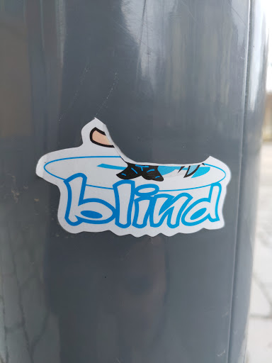 Street sticker blind